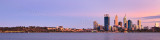 Perth and the Swan River at Sunrise, 7th April 2012