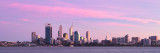 Perth and the Swan River at Sunrise, 24th April 2012