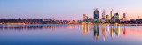 Perth and the Swan River at Sunrise, 22nd May 2012