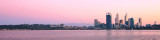 Perth and the Swan River at Sunrise, 2nd September 2012
