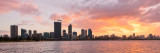 Perth and the Swan River at Sunrise, 9th May 2013