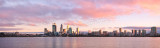 Perth and the Swan River at Sunrise, 2nd June 2013