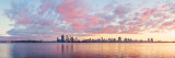 Perth and the Swan River at Sunrise, 8th June 2013