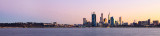 Perth and the Swan River at Sunrise, 1st July 2013