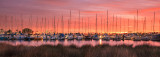 South of Perth Yacht Club at Sunrise, 15th July 2013