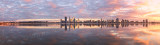Perth and the Swan River at Sunrise, 21st July 2013