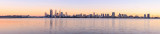Perth and the Swan River at Sunrise, 9th September 2013