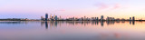 Perth and the Swan River at Sunrise, 14th October 2013