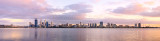 Perth and the Swan River at Sunrise, 17th October 2013