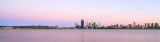Perth and the Swan River at Sunrise, 25th February 2014