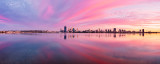 Perth and the Swan River at Sunrise, 3rd March 2014