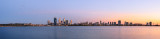Perth and the Swan River at Sunrise, 19th March 2014