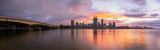Perth and the Swan River at Sunrise, 21st May 2014