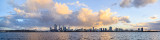 Perth and the Swan River at Sunrise, 25th May 2014