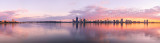 Perth and the Swan River at Sunrise, 28th May 2014