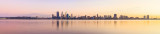 Perth and the Swan River at Sunrise, 29th May 2014