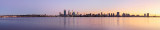 Perth and the Swan River at Sunrise, 6th June 2014