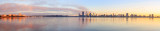 Perth and the Swan River at Sunrise, 9th July 2014