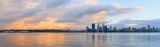 Perth and the Swan River at Sunrise, 19th August 2014