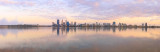 Perth and the Swan River at Sunrise, 17th October 2014