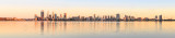 Perth and the Swan River at Sunrise, 30th November 2014