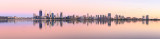 Perth and the Swan River at Sunrise, 6th December 2014