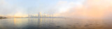 Misty Sunrise Over Perth and the Swan River, 14th January 2015