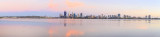 Perth and the Swan River at Sunrise, 18th January 2015