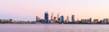 Perth and the Swan River at Sunrise, 25th March 2015
