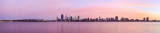 Perth and the Swan River at Sunrise, 24th April 2015