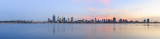 Perth and the Swan River at Sunrise, 1st May 2015