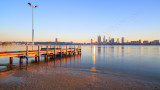 Perth and the Swan River at Sunrise, 11th May 2015