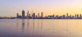 Perth and the Swan River at Sunrise, 23rd May 2015