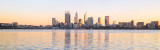 Perth and the Swan River at Sunrise, 29th May 2015