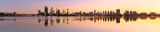 Perth and the Swan River at Sunrise, 27th June 2015