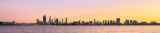 Perth and the Swan River at Sunrise, 29th June 2015