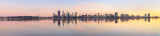 Perth and the Swan River at Sunrise, 3rd August 2015