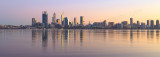 Perth and the Swan River at Sunrise, 14th August 2015