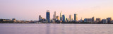 Perth and the Swan River at Sunrise, 15th August 2015