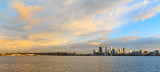 Perth and the Swan River at Sunrise, 21st August 2015