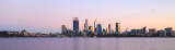 Perth and the Swan River at Sunrise, 24th August 2015