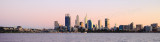 Perth and the Swan River at Sunrise, 25th August 2015