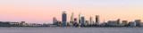 Perth and the Swan River at Sunrise, 7th October 2015