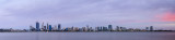 Perth and the Swan River at Sunrise, 4th December 2015