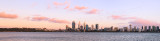 Perth and the Swan River at Sunrise, 24th December 2015