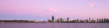 Perth and the Swan River at Sunrise, 14th January 2016