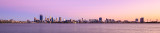 Perth and the Swan River at Sunrise, 14th February 2016