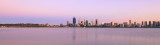Perth and the Swan River at Sunrise, 4th March 2016