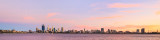 Perth and the Swan River at Sunrise, 7th March 2016