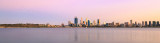 Perth and the Swan River at Sunrise, 12th March 2016